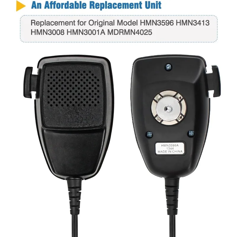 HMN3596A PMMN4090 8-Pin RJ45 Connector Handheld Speaker Mic forMotorola CM200 CM300 CDM1550 CDM750 CDM1250 PM400 GM300 Radio