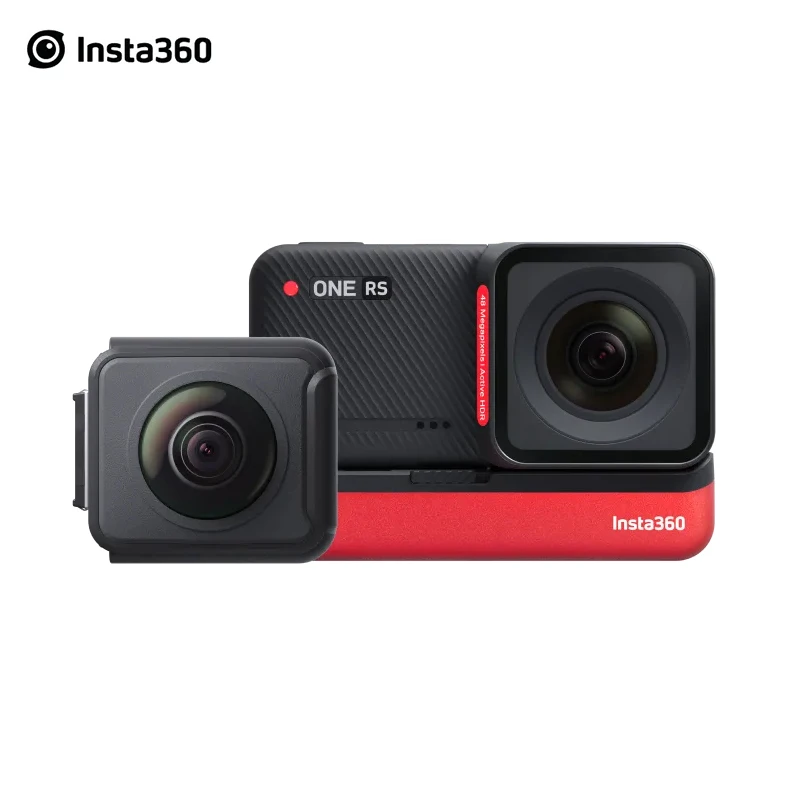 

Insta360 ONE RS – Waterproof 4K 60fps Action Camera & 5.7K 360 Camera with Interchangeable Lenses, Twin/ 4K Edition