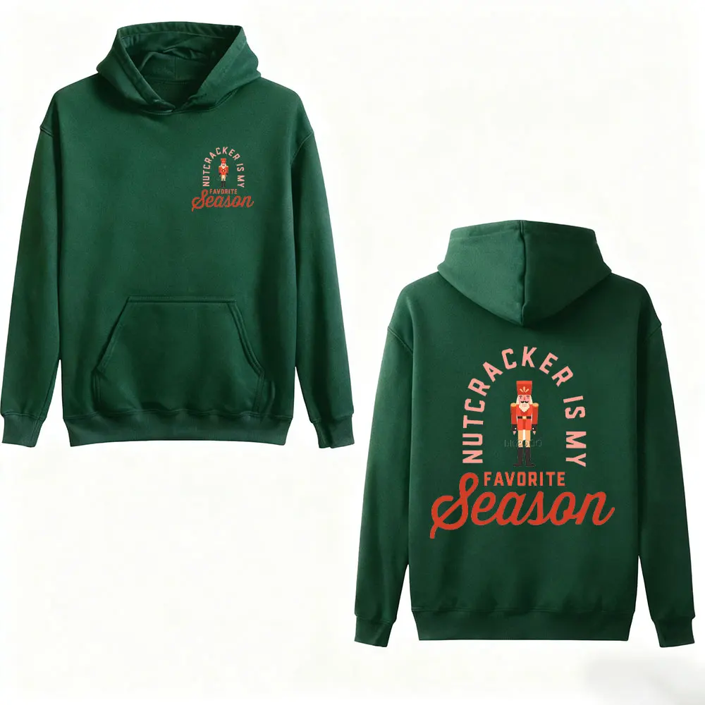 Coquette mignon casse-noisette noël dessin animé sweat à capuche mignon cadeau de vacances femmes col rond Festival cadeau le théâtre vivant