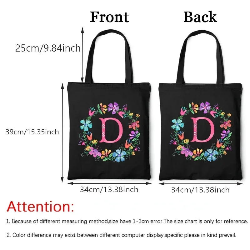 Customized Canvas Bags Shopper Shoulder Bag Big Women Designer Handbags Shopping Tote Casual Woman Grocery Customizable Fabric