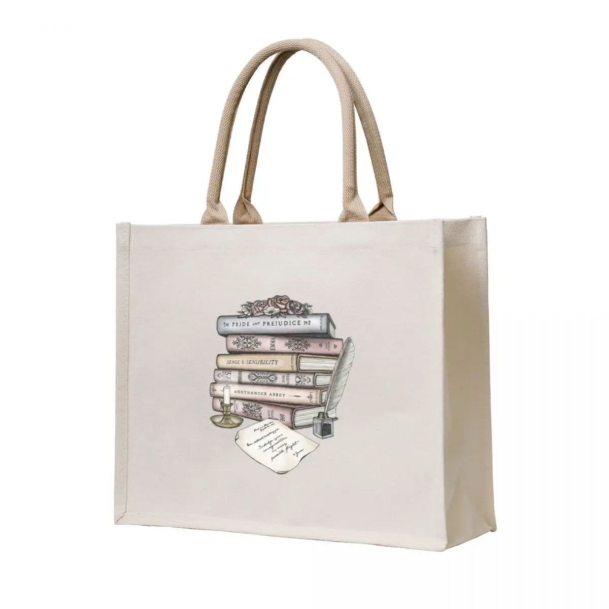 

Persuasion Book Collection Tote Bag university shopper bag canvas shopping bag tote bags men Women's beach bags