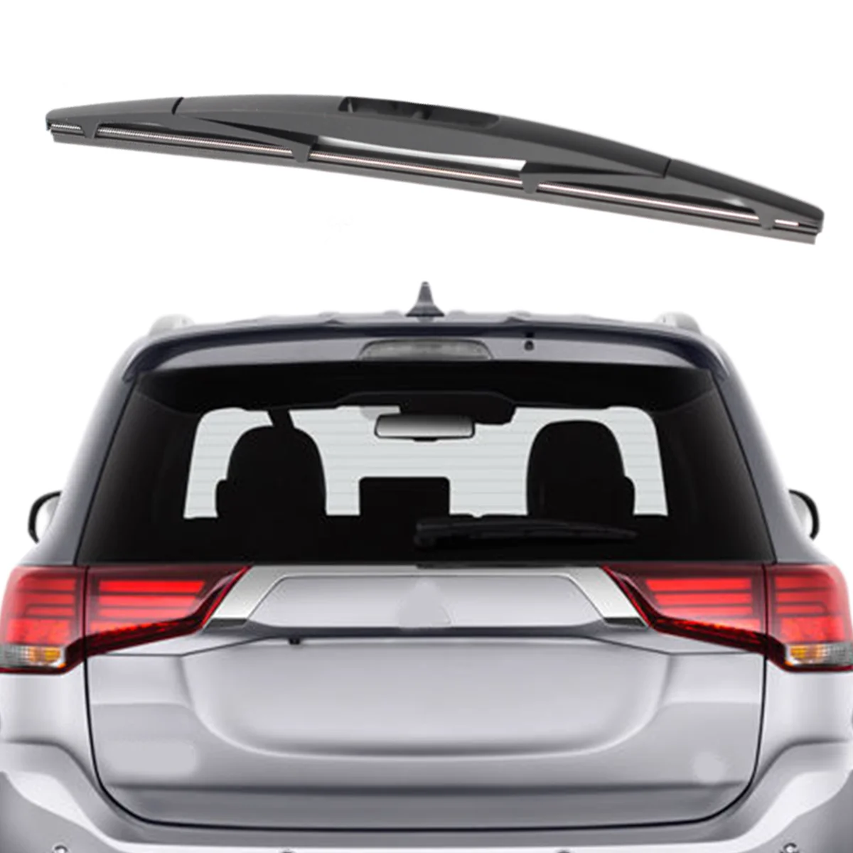 Limpador de para-brisa traseiro de 12 polegadas, 1 peça para mitsubishi outlander 2012-2020, lâmina de limpador de para-brisa, acessórios para carro