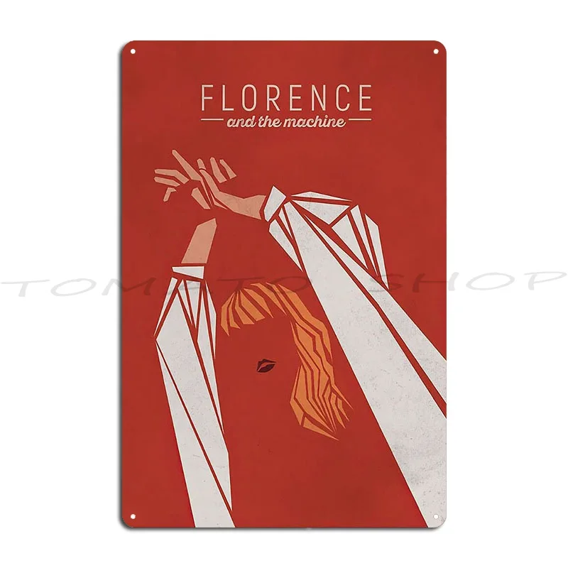 Florence And The Machine Metal Plaque Poster Club Cave Home Garage Design Tin Sign Poster
