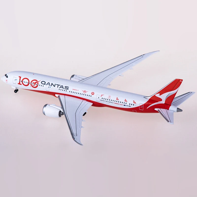 1:500 Scale 534079 Qantas B787 787-9 Dreamliner VH-ZNJ 100th Anniversary Painting Alloy Aircraft Plane Airliner Collection