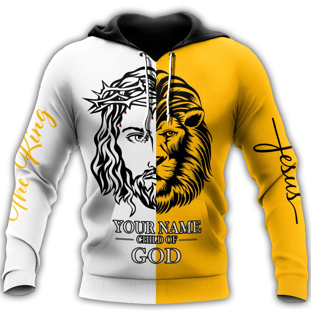 Men's Hoodie Jesus Cross 3D Printing New Spring and Autumn God Simplicity High-quality Long Sleeve for Men Low price Hot-selling