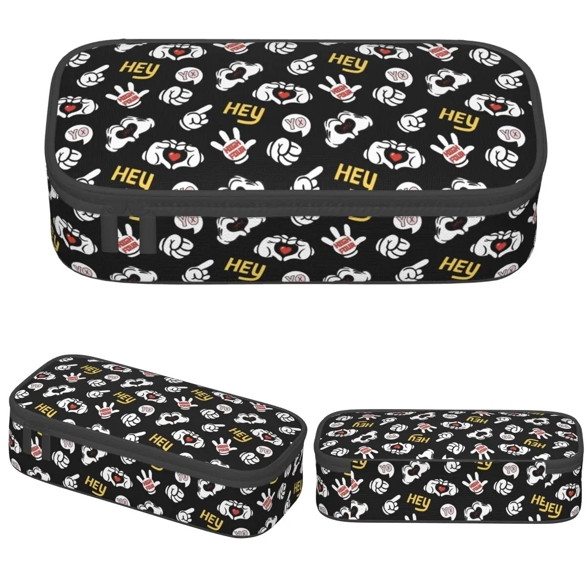 

Cartoon Mickey Mouse Pencil Case Pencilcases Pen Holder for Girls Boys Large Storage Bag School Supplies Zipper Stationery