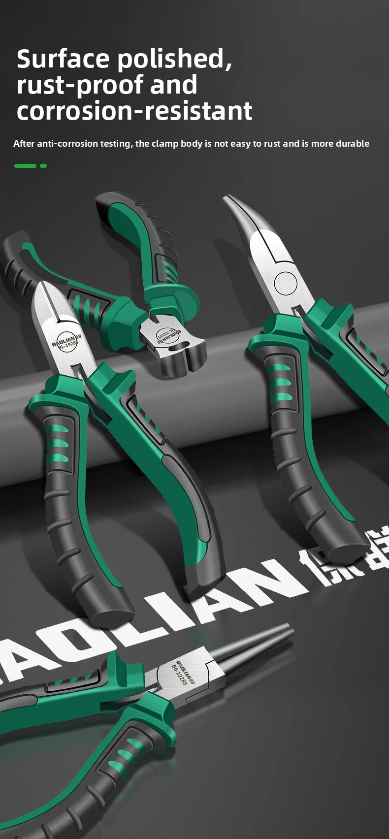 5-Zoll Mini-Multifunktionszange, Elektriker-Spezialzange, Spitzzange, Kleine Handgefertigte Industriequalität-Spannzange – Detail 3