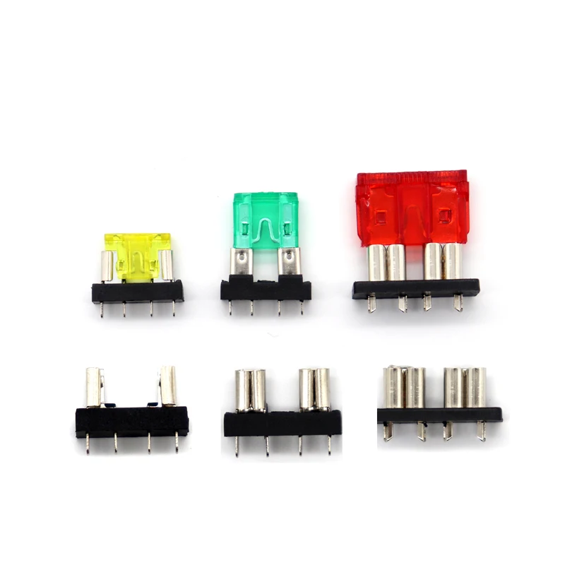 【20-5PCS】Car Fuse Holder PCB Board Standard Mini Micro Small Blade Auto Automotive Boat 32V For Board Safety Clip Insertion Typ