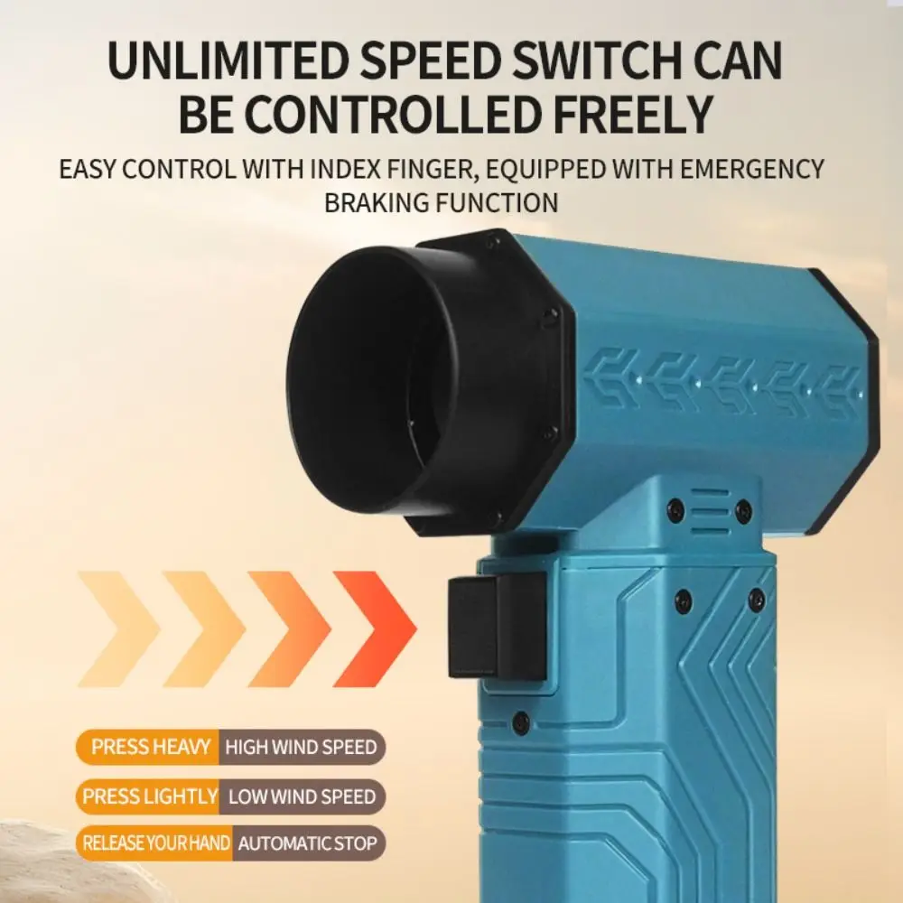 

Портативный электрический вентилятор с тягой Max.600g, регулируемая скорость ветра, бесщеточный двигатель, струйный вентилятор, мощный вентилятор