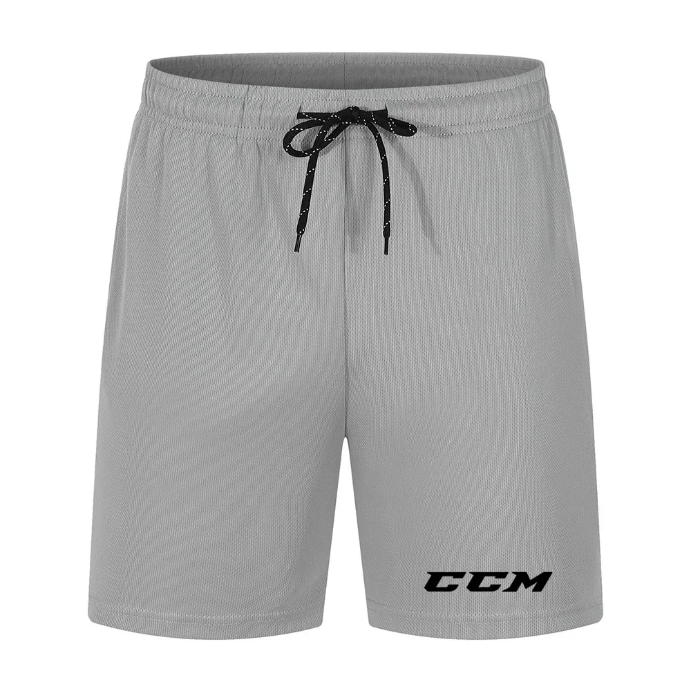 CCM Summer New Men's Jogger Running Shorts Men Casual Sweathshorts Gyms Workout Male Breathable Mesh Quick Dry Sport Shorts