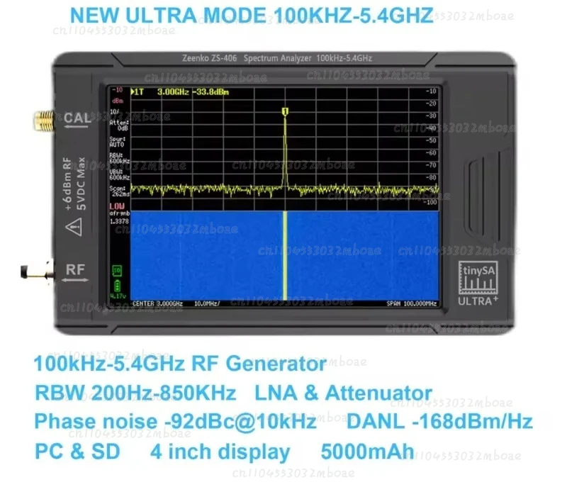 Zeenko ZS-406 Hand held tiny Spectrum analyzer tinySA ULTRA PLUS 4 