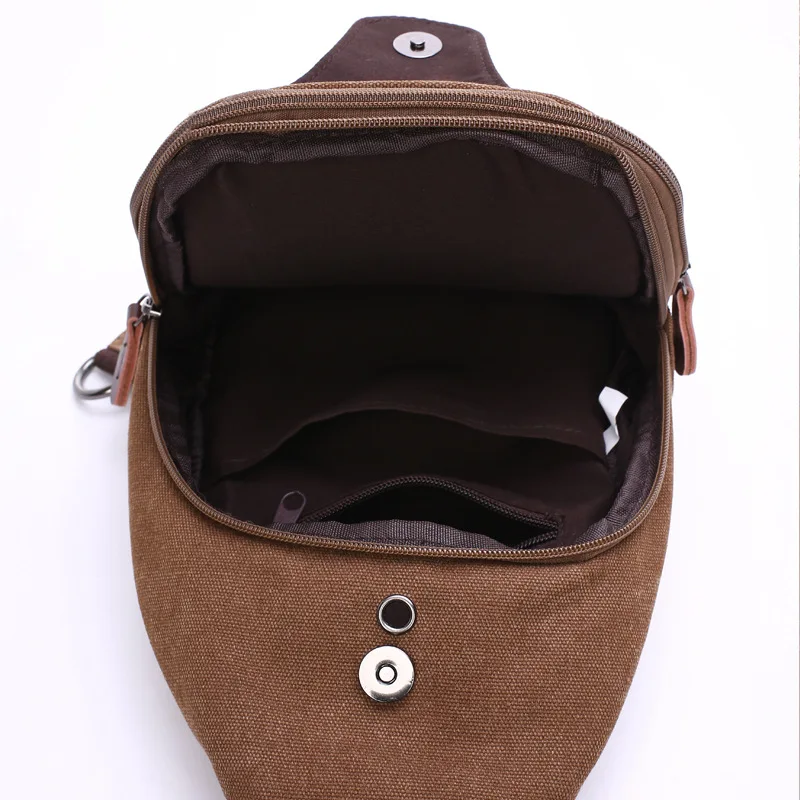 2023 New Fashion Men\'s Travel One Shoulder Crossbody Backpack Multi Color High Quality Durable Riding Casual Canvas Chest Bag