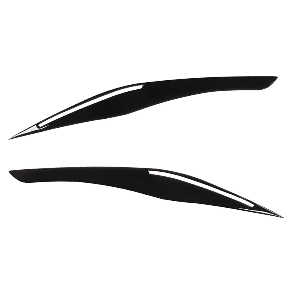 2 قطعة لسيارات BMW 3 Series E90 318i 320i 325i 2009 2010 2011 2012 جفون السيارة المصباح الحاجبين الزخارف اليسار واليمين #3