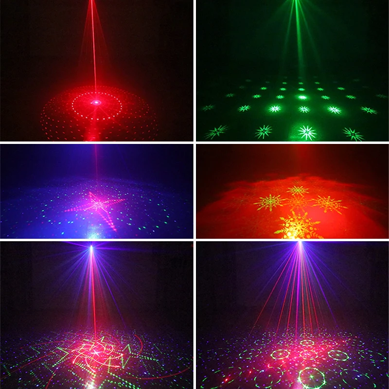 Imagem -06 - Mini Projetor de Luz Laser Alienígena Disco Rgb Usb Recarregável Led Iluminação para Palco Efeito de Festa Casamento Natal Lâmpada