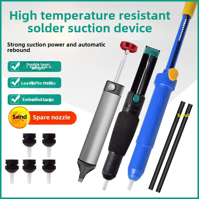 

Heavy Duty Large Desoldering Pump for Efficient Soldering Iron Disassembly with Strong Vacuum Suction