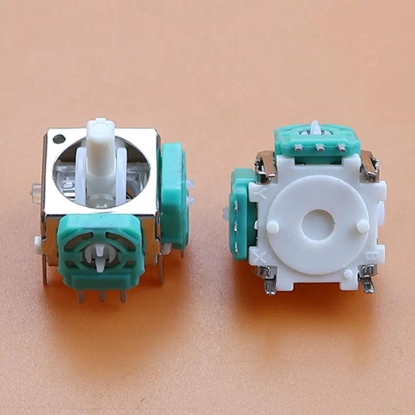 ChengHaoRan 3D Analog Joystick Sensor Module Replacement For NGC Controller Thumbstick Cap Button Mushroom Rocker Cover