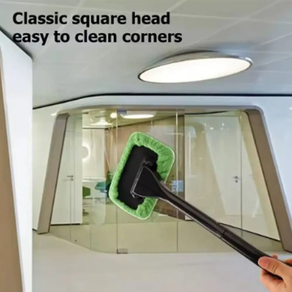 

Automobiles Front Windshield Cleaning Brush Window Scraping Towel Sponge Scratch Free Reusable Cloth Pad
