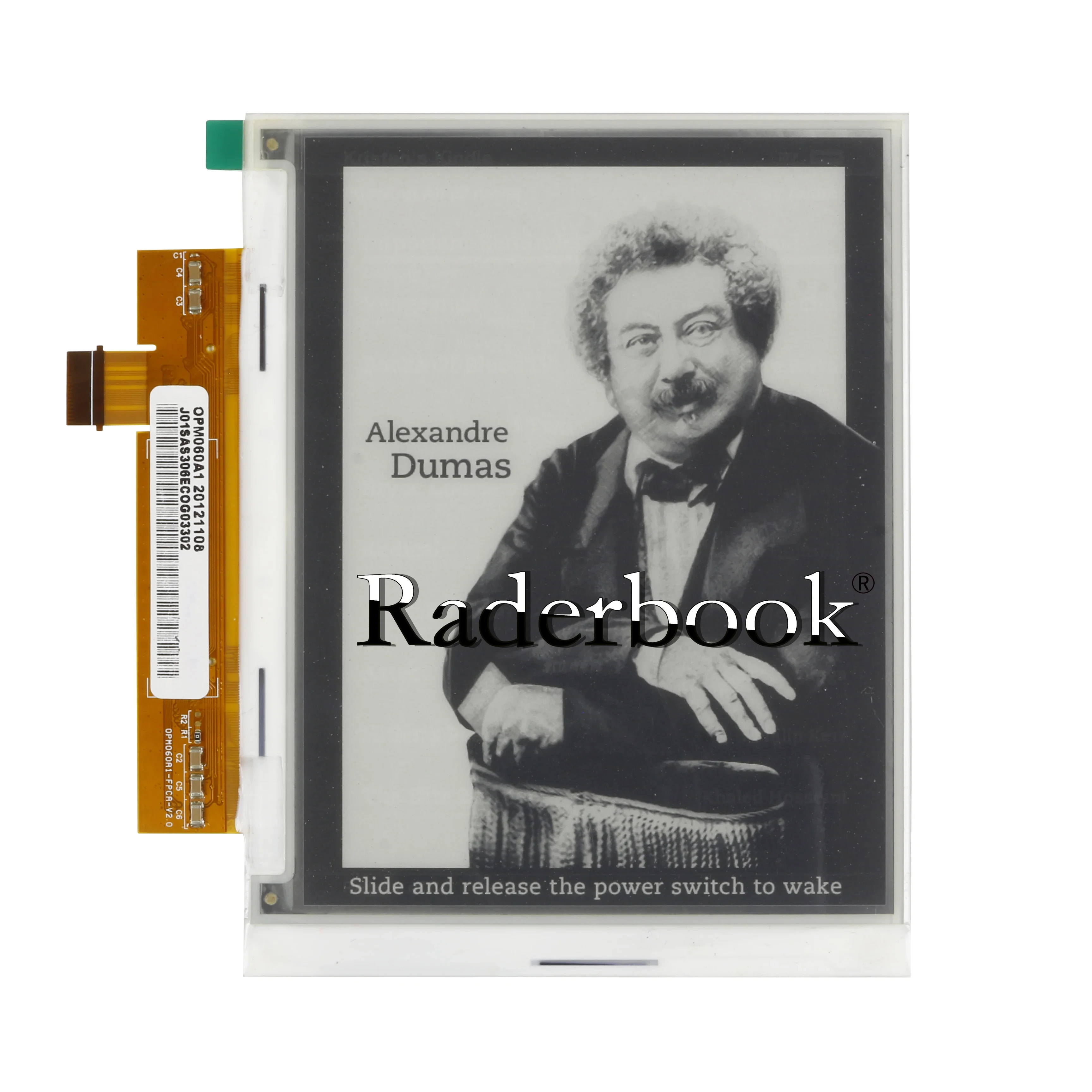 New 6-inch LCD display 39pin for Bookeen Cybook Gen3 e-book reader screen replacement