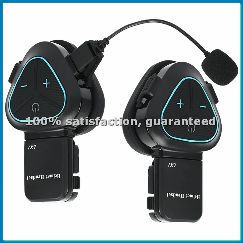 

New LX1 Motorcycle Helmet Bluetooth Headset Portable Smart Noise Cancelling Waterproof Takeaway Headset-ABFT