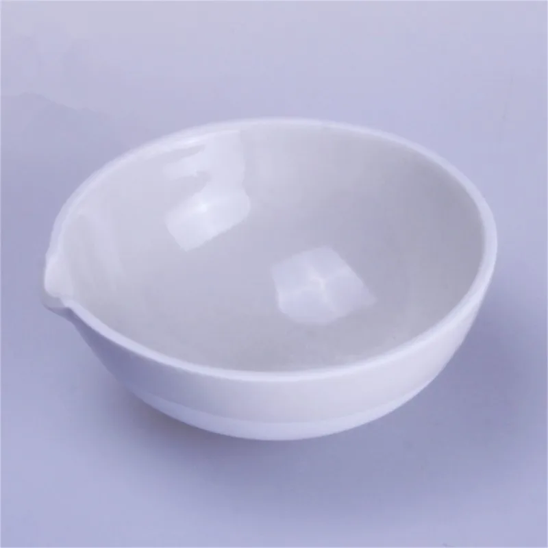 50-1000ml Evaporating Dish,Round Bottom,,Lab Ceramic Dish with spout For Chemistry Laboratory