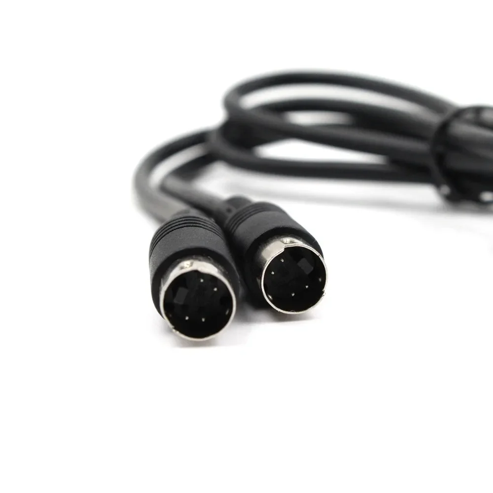 Câble vidéo S 4 broches mâle à mâle, ligne de câble TV allergique 90cm pour budgétaire TV HDTV VCR DVD 5 pièces