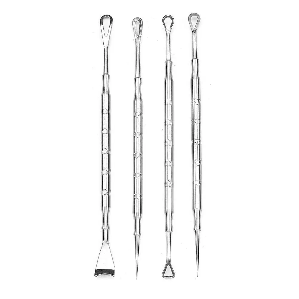 Wimper Pincet 1PCS Rvs Acne Mee-eter Verwijderen Kit Acne Smet Puistje Extractor Remover Naalden Gezicht Huidverzorging