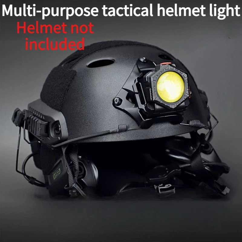 500LM Multifunctional Tactical Helmet Light LED Flashlight Outdoor Work Lighting Molle Mounted Torch Accessory