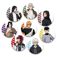 BLEACH Brooch Pins Anime Figure Rukia Renji Byakuya Kuchiki Byakuya Sajin Renji Shuuhei Badge Gifts Fashion Jewelry Accessories