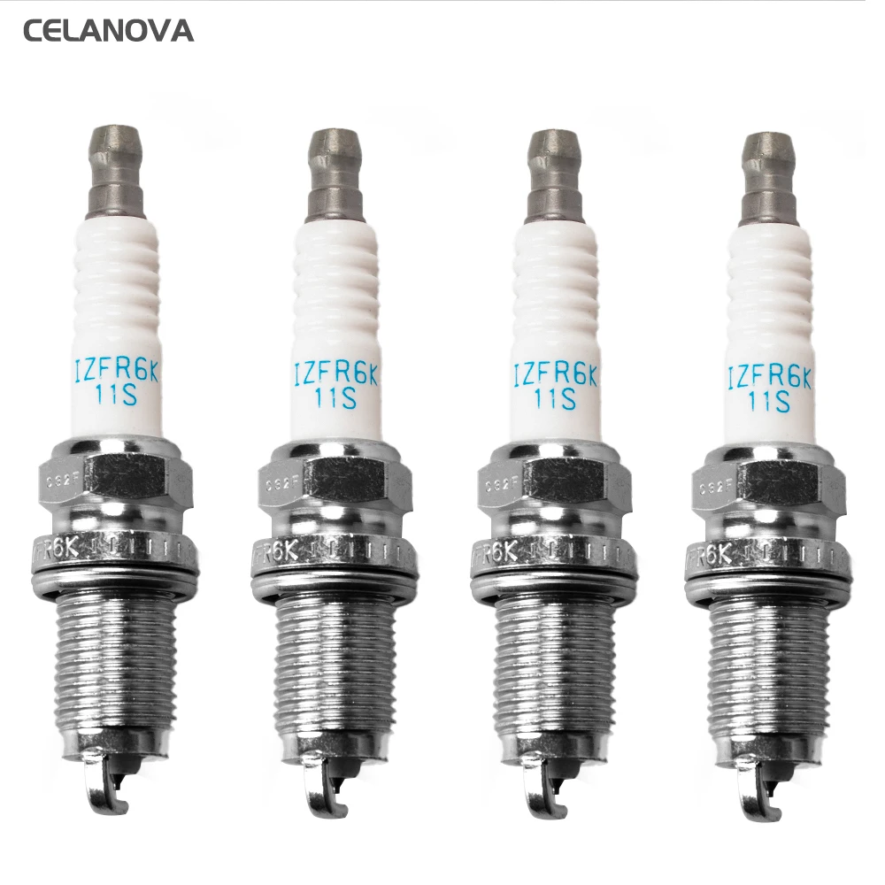 1pcs/4pcs/6pcs Car Spark Plug Iridium Spark Plug 9807B-561BW IZFR6K-11S Suitable For Honda Civic Accord Acura CRV