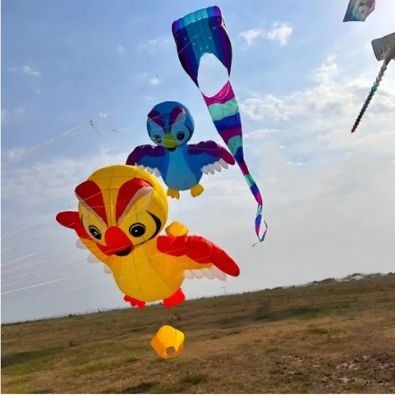 Owl Kite Pendant Nylon kites Soft kites flying ultra large kite inflatable show kite flying bird spinning boy rope gel blaster