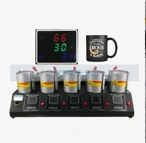 2024 Popular Mug Heat Press Machine Combo 5 In 1 For 11oz Ceramic Mugs And Cups