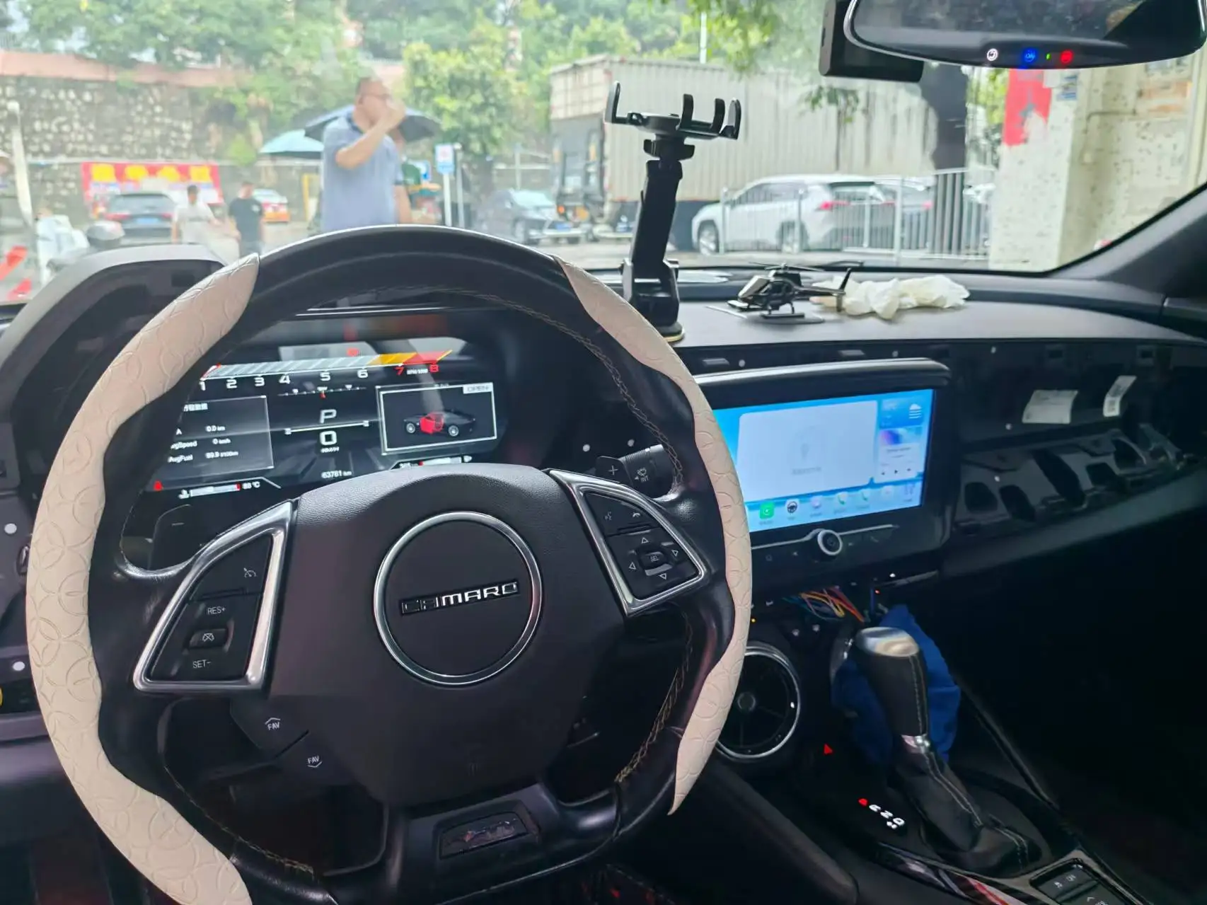 

Цифровая приборная панель для Chevrolet Camaro 2015-2023, ЖК-панель приборов, мультимедийная система Carplay, экран приборной панели, спидометр, датчик уровня топлива