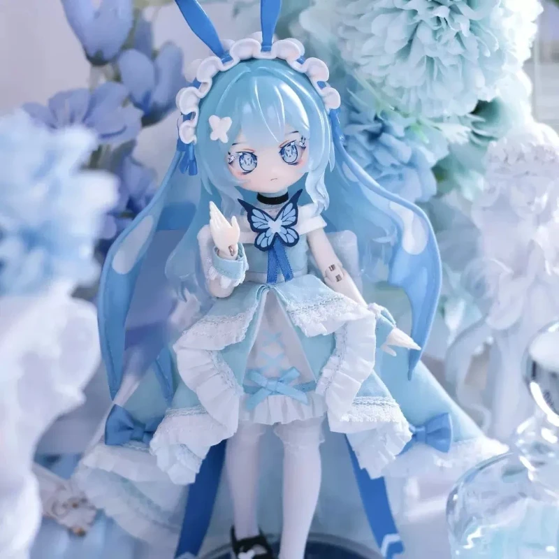New Arrival Authentic Sakura Painting Collection Vision Reconstruction Blind Box Bjd Doll Handmade Doll 12 Points Mobile  Cute