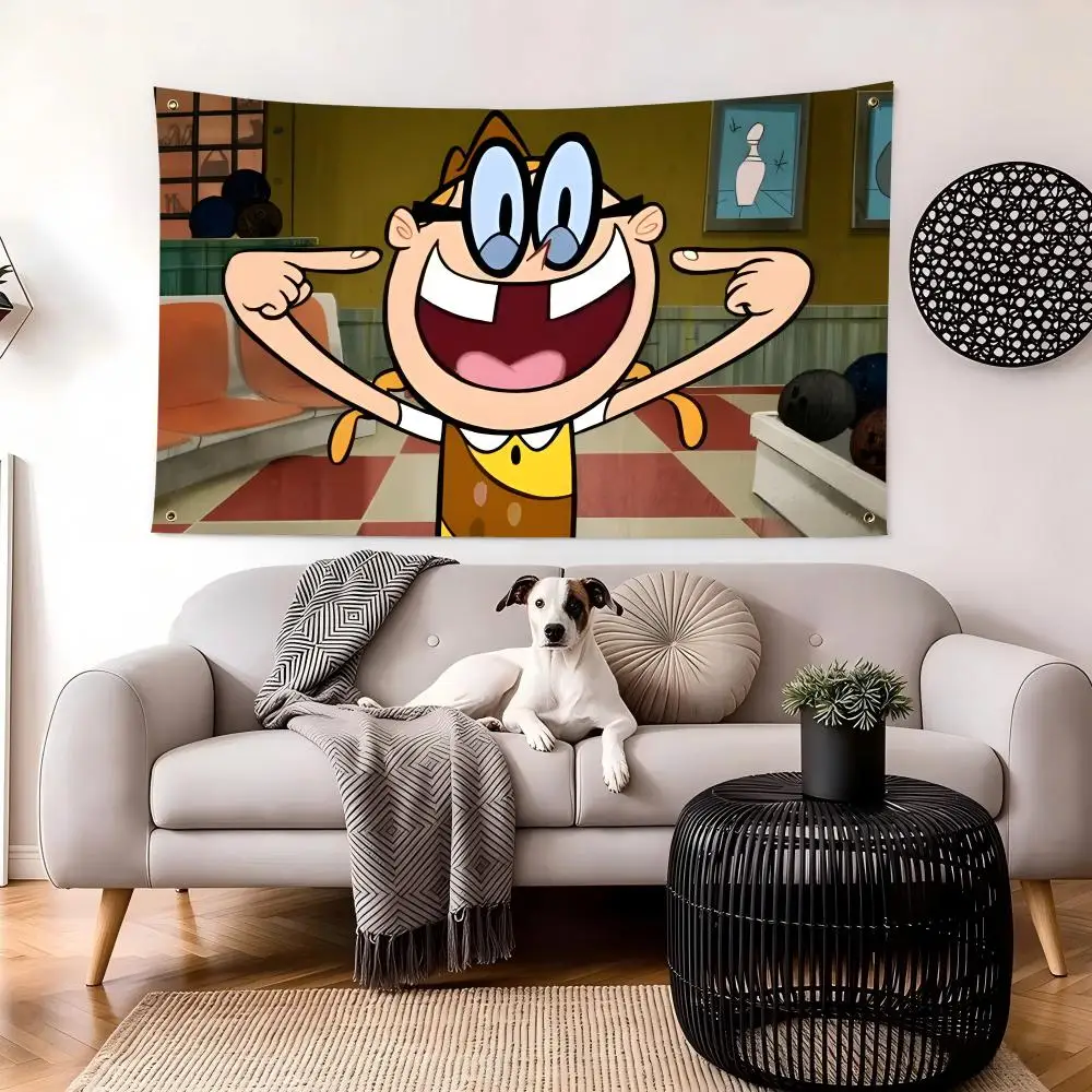 Anime The Mighty B Flags Personalized Image Wall Hanging Decor for Garage, Bedroom, Living Room, Dorm