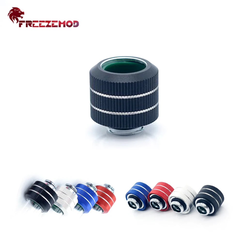 8pcs FREEZEMOD Hand Compression Water Cooler Torque Anti-off Hard Tube Brass Fitting OD 12/14/16mm Pipe G1/4 Connection HYGKN-B