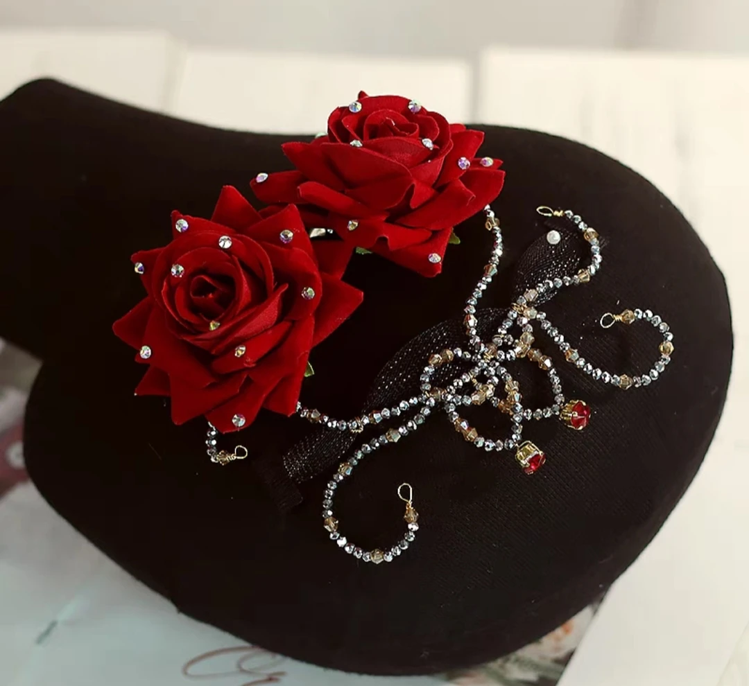 

Профессиональные индивидуальные головные уборы для балета и танцев для детей и взрослых, универсальные аксессуары для волос для соревнований