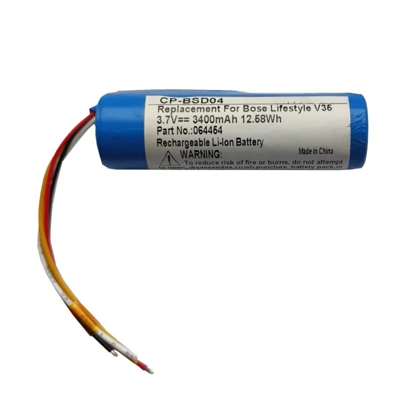 064454 Battery for Bose Lifestyle V35,535,525 II,535 II,520 II,T20 Bluetooth Speaker Replacement Battery 3.7V 3400mAh