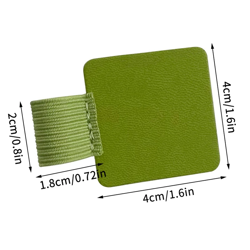 حلقات القلم أصحاب قلم رصاص ذاتية اللصق بولي Leather وسادة جلدية ل ستايلس قلم رصاص كتب أجهزة الكمبيوتر المحمولة مكافحة خسر المضادة للسقوط حلقات مرنة #6