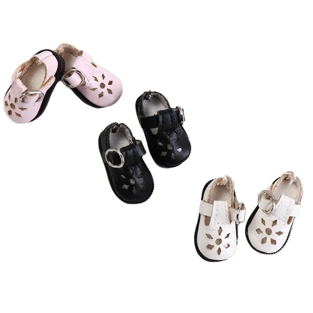 Zapatos para muñecas Blythes de 3,2 cm, zapatillas de cuero para muñecas BJD, juguetes rusos, accesorios de zapatos casuales, 1/8