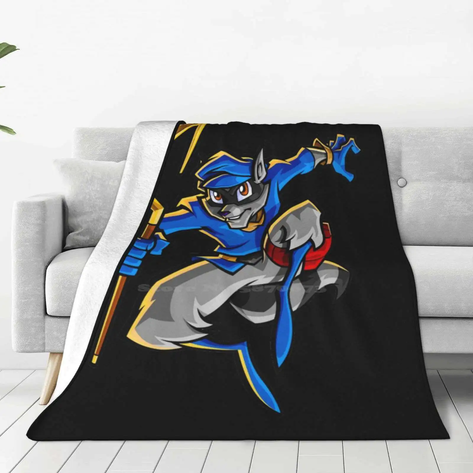 Sly Cooper Creative Design Comfortable Warm Flannel Blanket Sly Cooper