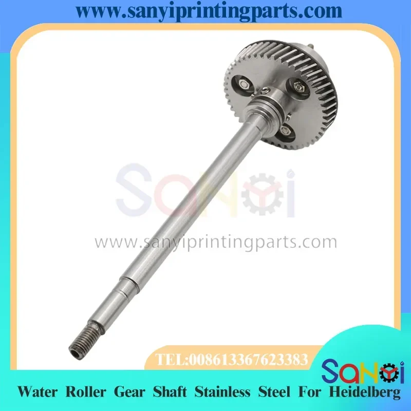 

G2.030.201, R2.030.207, MV.101.755, MV.022.730 Вал шестерни водяного ролика из нержавеющей стали для печатной машины Heidelberg SM52 PM52