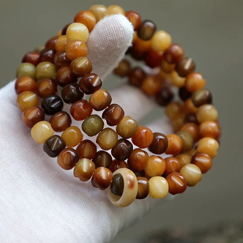 9*8 Rich Dunhuang Bodhi Root Amulet Multi-Layer Bracelet Candy Color