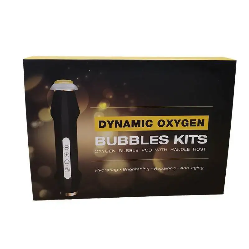 

Linuobeauty Latest Box Set CO2 Bubble Oxygenation Capsules Rechargeable Oxygen Skin Tightening Facial Hine With Pods And Gels