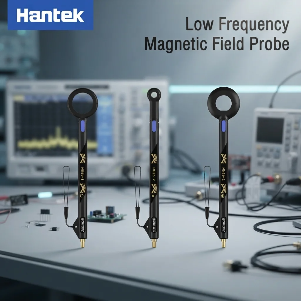 Hantek 9KHz-50MHz Low Frequency Magnetic Field Probe Kit HNFP-5/-6/-7 Passive Near Field Probe for EMI Troubleshooting