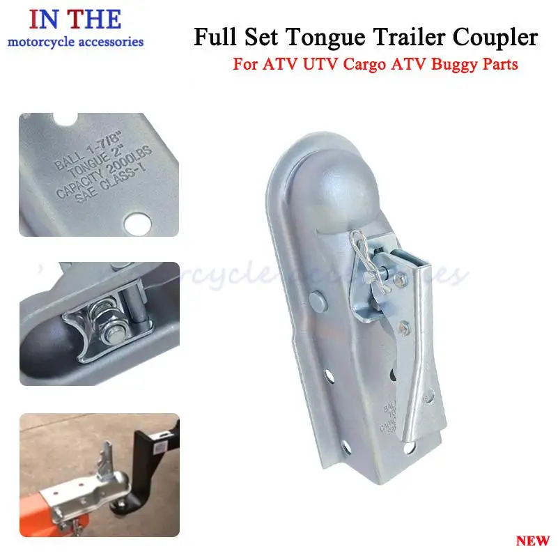 

Beach Kart Trailer Hook Accessories Modified Trailer Frame Connection Device Connection Tractor Universal Ball Head Cover