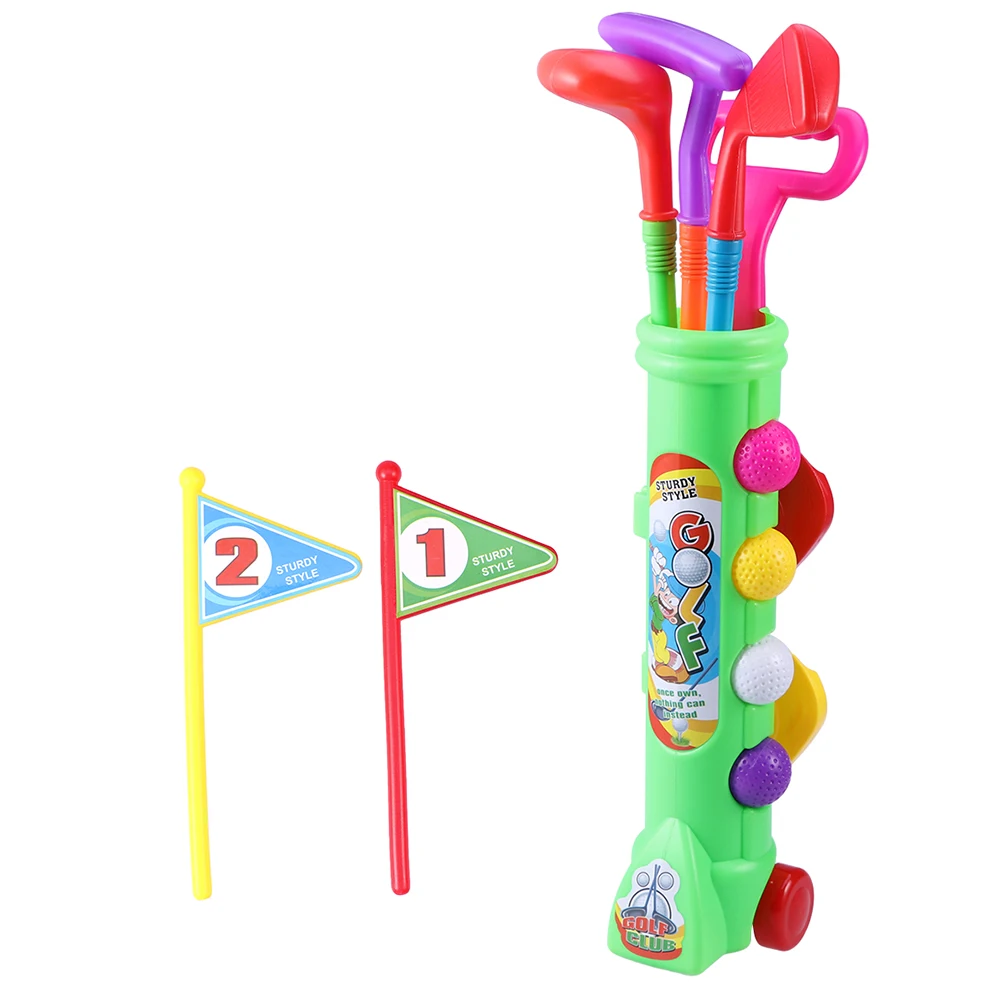 ゴルフおもちゃ 子供用 2セット スポーツ 屋内 知育玩具 プラスチックスーツ 軽量 幼児遊び 親子ゲーム ボール