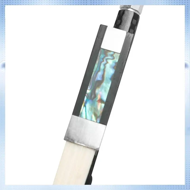 

BA-Violin Bow 4/4 Composite Flower Carbon Fiber Pure Horsetail Carved Plus Line Silver Sheepskin Hand Rest Bow