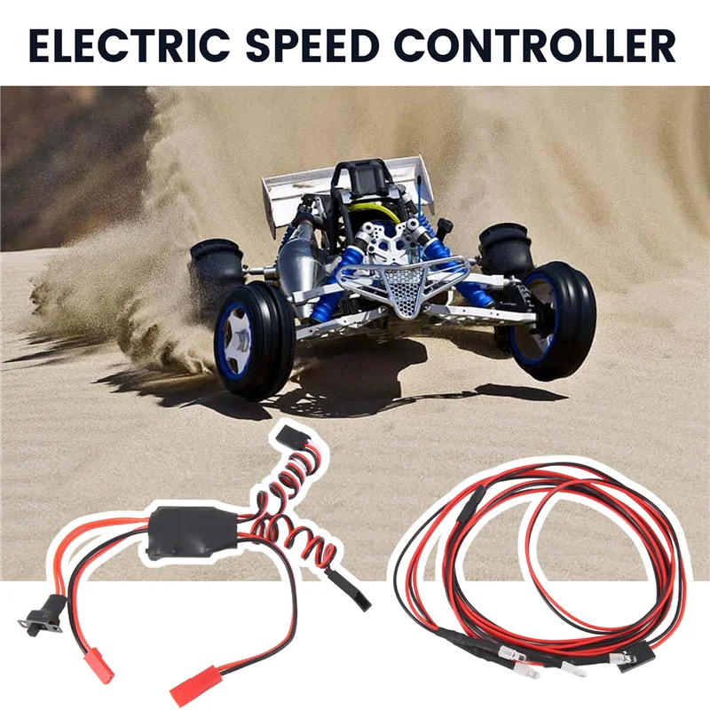 

ABZZ-RC 30A Mini Brushed Electric Speed Controller ESC Brush Electronic Motor Speed Controller Dual Output