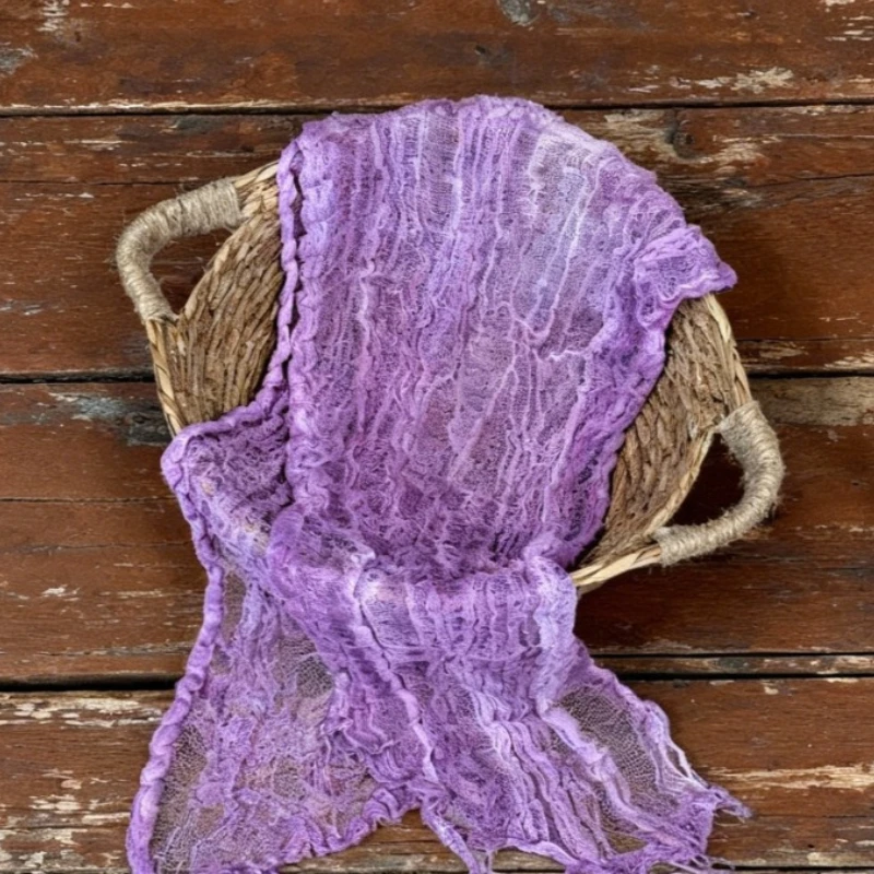 Neugeborenen Fotografie Requisiten Baby Dehnbare Käsetuch Wrap Gaze Swaddle Decke Infant Foto Sitzung Zubehör Hintergrund