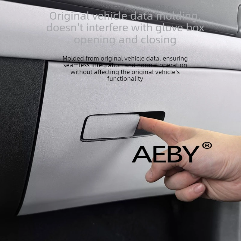 

AEBY For BYD Atto 2 Smart Driving Editio 2024-2025 Passenger Side Kick Pad & Glove Box Protector,Glove Box Anti-Scratch Guard